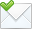 base, mail, verified icon