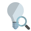 ligthbulb,off,zoom icon