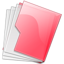 folder,pink icon