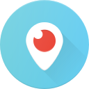 logo, media, periscope, social svg vector icon