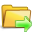closed, folder, go icon