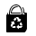 bag, recycle icon