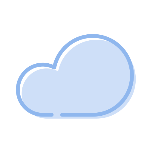 Cloudy svg vector icon