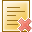 delete, note icon