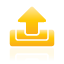 outbox, yellow icon