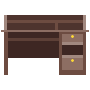 desk, furniture, home, interior, office svg vector icon