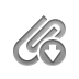 clip,down icon