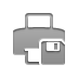 printer,diskette icon