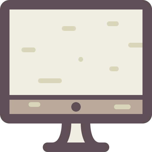 Monitor svg vector icon