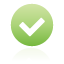 button, check, green icon