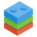 bricks, play svg vector icon