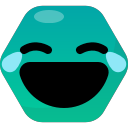 emot, laugh, lol, reactions, sad svg vector icon