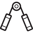 grip exerciser, hands, muscle svg vector icon