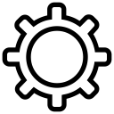 edit, gear, settings, setup svg vector icon
