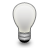 idea, lightbulb, off icon