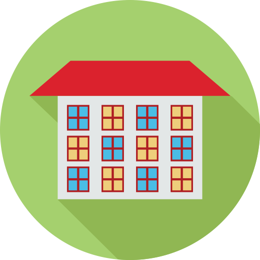 Building svg vector icon