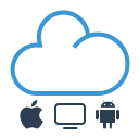cloud, shared, sharing, work online svg vector icon