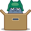 box, cat icon