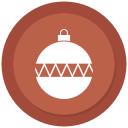 ball, bauble, christmas, ornament svg vector icon