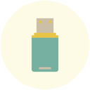 cloud, data, drive, storage, upload, usb icon
