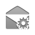 envelope,open,gear icon