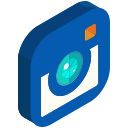 images, instagram, internet, media, network, online, social svg vector icon