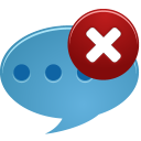 comment, delete icon
