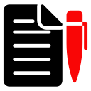 content, edit, editing, pencil svg vector icon