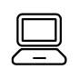 computer, monitor, system icon