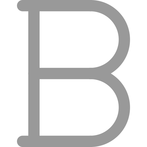 Bold svg vector icon
