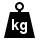 weight,kilogram icon