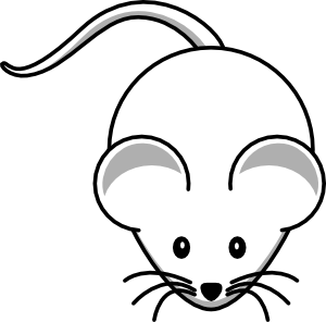 white,mouse icon