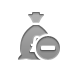 money,bag,pound,delete icon
