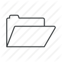 archieve, category, database, directory, document, file, folder icon