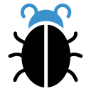 bee, bug, insect, virus svg vector icon