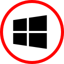media, online, social, windows svg vector icon