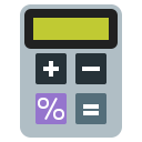 calculation, calculator, device, finance svg vector icon