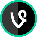 logo, media, online, social, vine svg vector icon