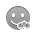 smiley,binoculars icon