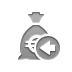 money,bag,euro,left icon