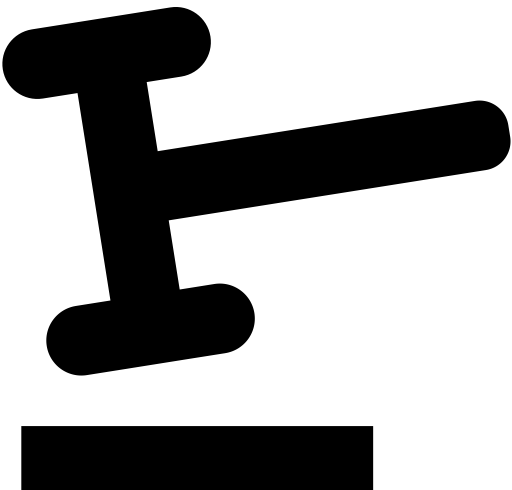 Auction svg vector icon