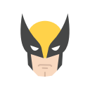 halloween, marvel, super hero, wolverine svg vector icon