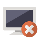 monitor,close icon