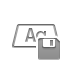silver,diskette icon