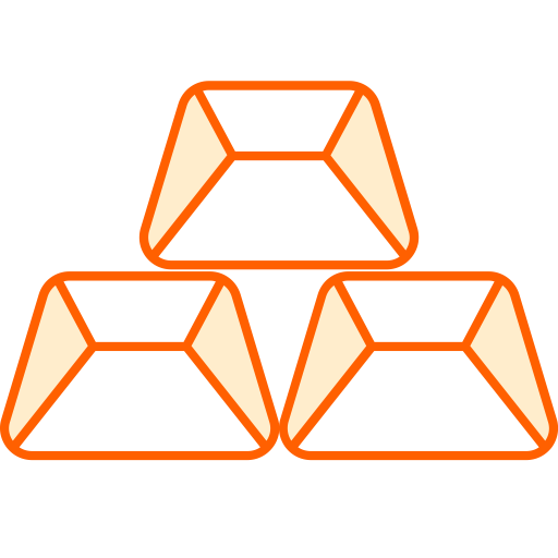 Gold Assets svg vector icon