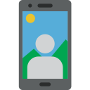 call, mobile, phone, selfie, smartphone, telephone svg vector icon