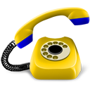 phone, yellow icon