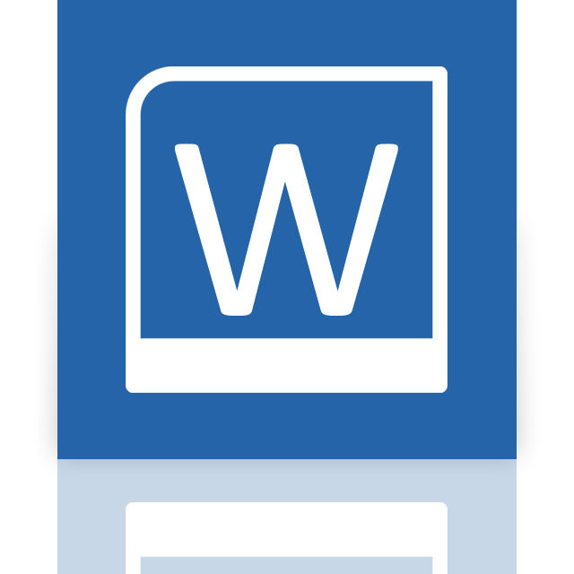 mirror, word icon