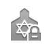 synagogue,lock icon