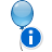 balloon, event, festive, help, holiday, info, information, party, support icon